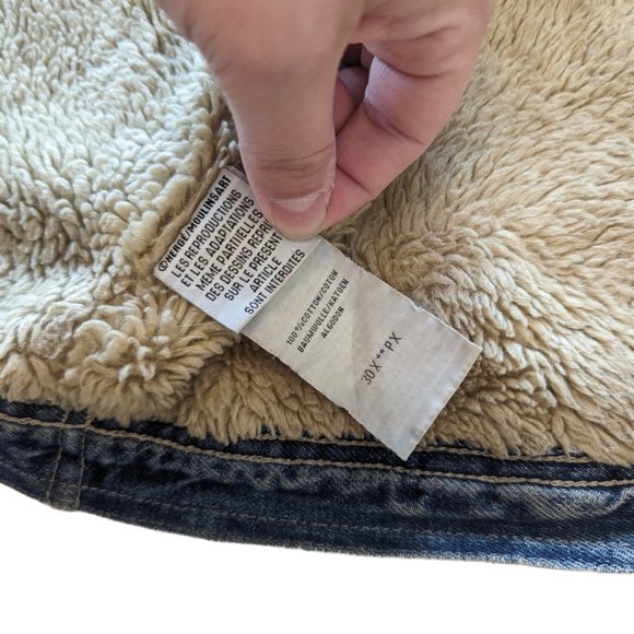 Vintage Thick Lined Adventures of Tin Tin Demin Jacket Unique - Picture 13 of 15